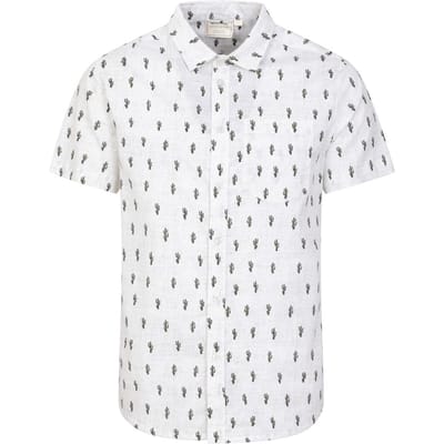 Mountain Warehouse Heren Preston Illustratie Shirt (Wit)
