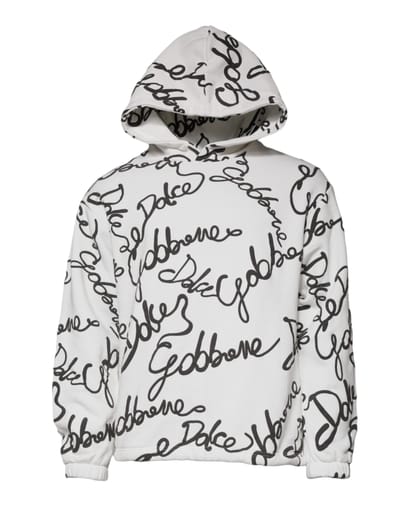Handtekening Print Hoodie