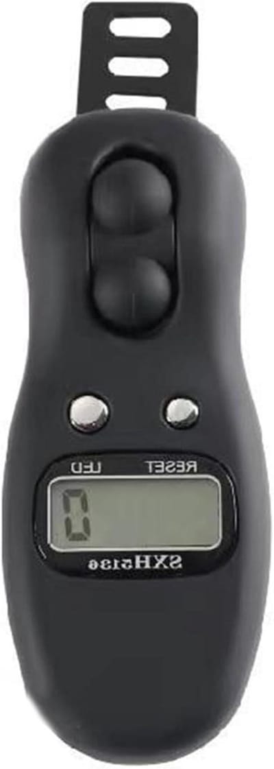 Digitale Vingerteller - Gebedskralen Tally - Nauwkeurig Tellen - Resettable LED Display - 99999 Tellingen - Zwart