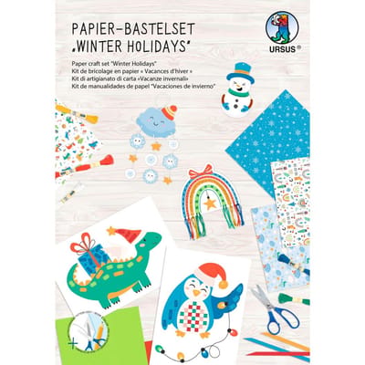 Papier knutselset - Winter Holidays