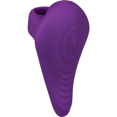 EIS, vibrator, schattige vingervibrator, 6,8 cm, waterdicht, huidvriendelijke siliconen, inclusief batterijen