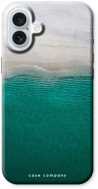 Case Company® - Hoesje geschikt voor iPhone 16 Plus hoesje - Stranded - Tough Case - Maximale Bescherming alle Kanten en Schermrand
