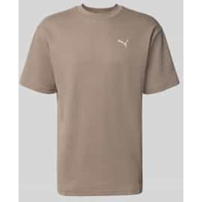 relaxed fit t-shirt van pure katoen model 'ESS ELEVATED'