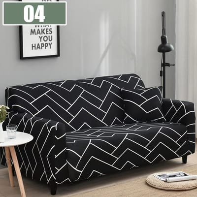 Elastische bankhoes hoes voor woonkamer L-vormige hoekbank bank fauteuil hoes beschermer 3 Seater 190-230cm
