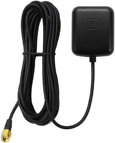 Waterdichte actieve GPS-voertuigantenne met SMA-mannelijke connector- 28 dB versterking- 3-5 V DC magnetische GPS-antenne