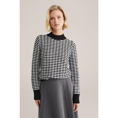 We Fashion Knitted Pullover Black Size: L | Sweaters Outlet | Dames | Zwart