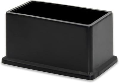 Stoelpoot Doppen - Meubelvoetjes Beschermers - Vloeren Beschermen - Niet-Markering PVC - 20 x 50 mm - Zwart