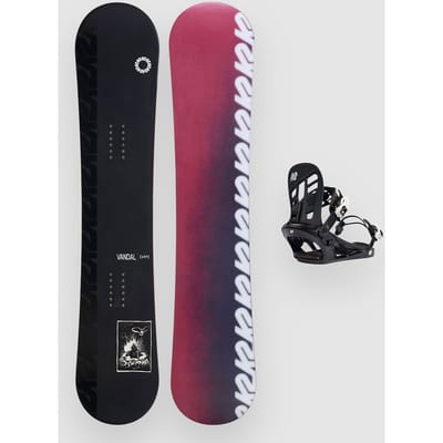 K2 Vandal + YOU+H black M 2026 Kids Snowboard Set patroon