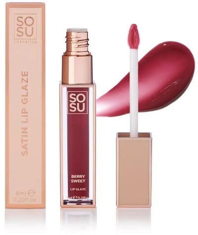 Sosu | Shimmer Lip Glaze Berry Sweet - 6ml - Vegan