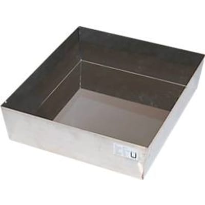 Stawa-R bodemopvangbak voor asecos veiligheidskasten van de serie S90, roestvrij staal 1.4016, B 442 x D 640 x H 104 mm, 22 l