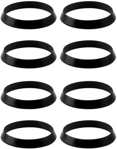 Set van 8 Rubberafdichtingen voor Keukenafvoer, Geschikt voor 40mm Afvoerputje en Tankdrainage