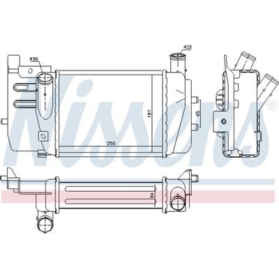 Intercooler NISSENS 96262