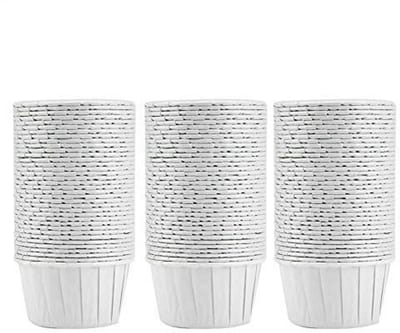 Dailygoods- Koekjesvormpjes 100 Stuks - Muffinvormpjes - Cupcakevormpjes - Voedselveilig Papier - Eenvoudig te Gebruiken - Geschikt voor Feestjes