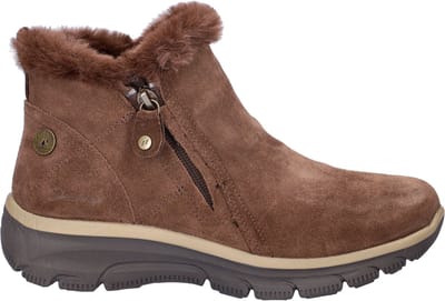 Skechers Easy Going dames gevoerde boot - Bruin - Maat 40