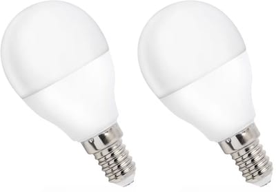 Spectrum LED Kogellamp E14 8W - 230V - 750 Lumen - 6000K Koud wit - Helder daglicht - Energiezuinig - 2 stuks