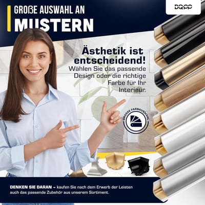 Afdekprofiel Eindstuk - Keukenstrip Profiel - Werkblad Afwerking - Eenvoudige Montage - 13x13 mm - Sonoma Eiken