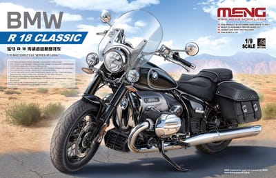 Meng Model Modelbouwpakket Motorfiets - MENG MT006 BMW R18 Classic - Motorfiets Plastic - 1:9 - Modelbouw