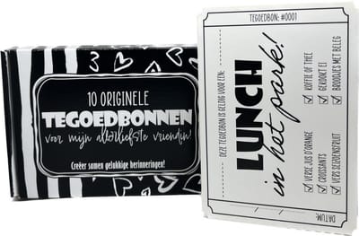 Doosje met Tegoedbonnen - voor mijn allerliefste vriendin