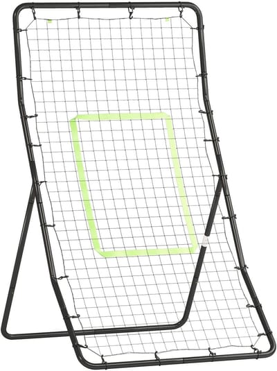 M-Goods - Volleybal Rebounder - Trainingsnet - Pitchback Net - Gerichte Slagzone - 90 x 80 x 140 cm