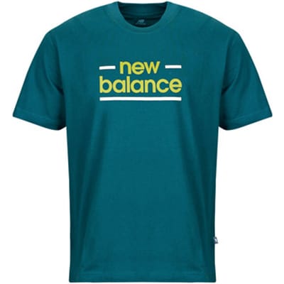 New Balance  T-shirt Korte Mouw LINEAR LINES T-SHIRT