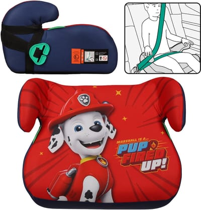 Paw Patrol MARSHALL Autostoeltje met gordel, autostoeltje, stoelverhoger voor jongens 22-36 kg, 125-150 cm