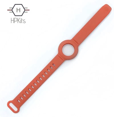 Airtag Polsband - Airtag Sleutelhanger - Airtag Polsband Voor Kinderen - Airtag Armband - Airtag Apple - Drukknop - Airtag Houder - Airtag Hoesje