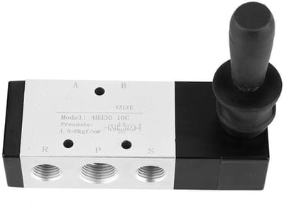 Dailygoods- Pneumatische Klep 5 Poort 3 Positie - Handmatige Regelklep - Werkdruk 0~0,8Mpa - Industrieel Gereedschap - Hoogwaardige Kwaliteit - Efficiëntie Verbeteren