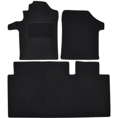 Tapis de sol - Mercedes - Vito - Velours noir - 4 pièces - Ajustement précis