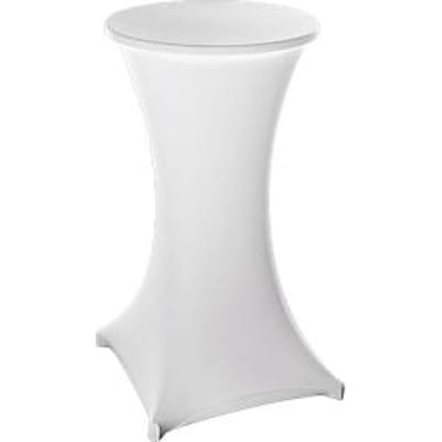 Hoes voor statafel, ø 700 mm, wit