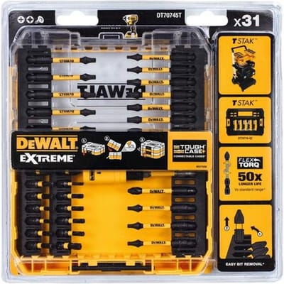 DeWalt EXTREME® FlexTorq™ - Schroefbit Set - 31 Delig - Magnetische Opname