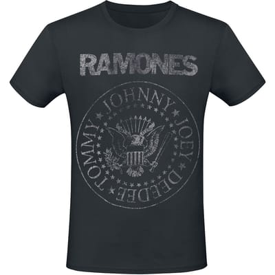 Ramones T-shirt - Hey Ho Let's Go - Heavyweight - S tot 5XL - voor Mannen - zwart