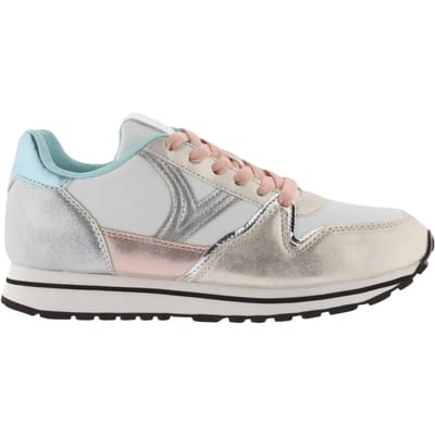 Dames sportschoenen in metaal en pastel Victoria Cometa