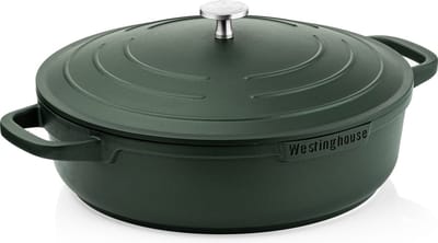 Westinghouse Performance Hapjespan – Ø32 cm – Inclusief Deksel – Inductie Pan – Groen