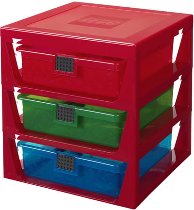LEGO - Opbergrek met 3 Lades - Polypropyleen - Grijs