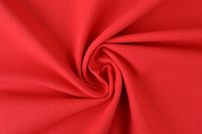 50 meter molton stof - Rood - 100% katoen - Molton stof op rol
