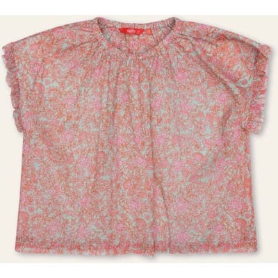 Oilily Bazar Blouse- maat104/4yr Surf Spray