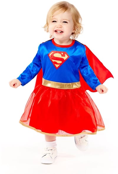 Supergirl kostuum voor baby's