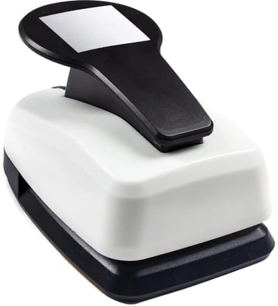 Vierkante Papierpons - Ambachtelijke Pons - Decoratieve Creaties - Nauwkeurig Uitlijningsmechanisme - Kleine Versie - Metaal
