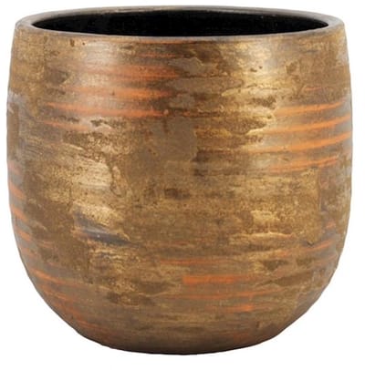 Pot funchal d24h22cm goud