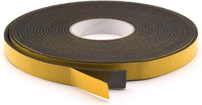 Zelfklevende Viltstrips Zwart 3 Meter - Bescherming tegen Krassen en Geluid