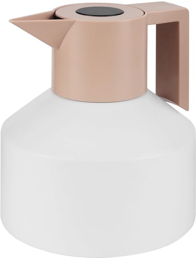 Unyqoos ® Tijdloze Thermoskan in Elegant Wit voor Perfecte Drankervaringen - 1,2 Liter Capaciteit