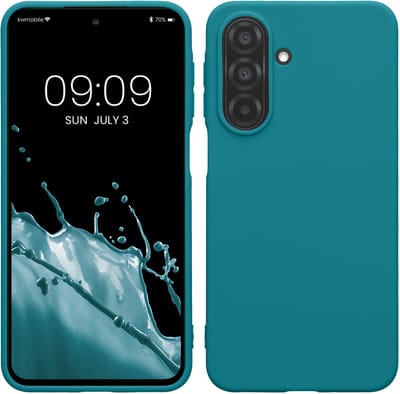 kwmobile telefoonhoesje geschikt voor Samsung Galaxy A27 5G - Hoesje voor smartphone - Back cover in mat petrol