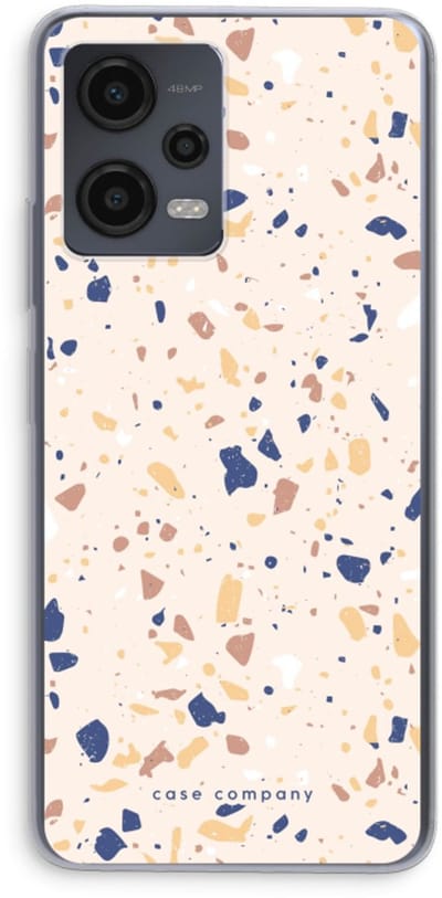 Case Company® - Hoesje geschikt voor Xiaomi Redmi Note 12 hoesje - Terrazzo N°23 - Soft Cover Telefoonhoesje - Bescherming aan alle Kanten en Schermrand