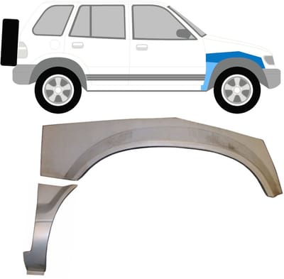 Reparatiepaneel voorspatbord voor Kia Sportage 1994-2002 / Rechts / Set