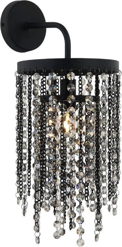 Toolight App1315-W Wandlamp Zwart 22X16X38Cm