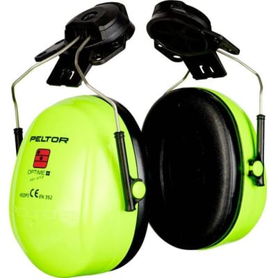 3M Peltor H520 Optime II Gehoorkap met helmbevestiging P3E - Groen - OPT2P3EH