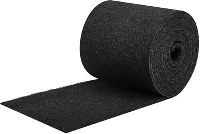 Aanhangertapijt - Bootmat Sleepmat - Bescherming Transport - Krasbestendig Fleece - 30x400cm - Zwart