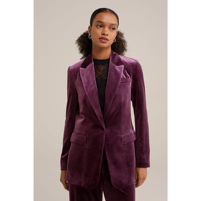 WE Fashion Blazer Dark Purple Taglia: 34 | Blazers Outlet | Donna | Nero