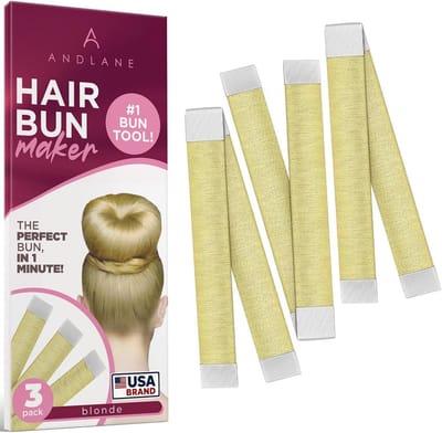Haar Bun Maker - Haar Accessoire - Snel Kapsel Maken - Franse Twist Stijl - 24.69 x 10.31 cm - Blond