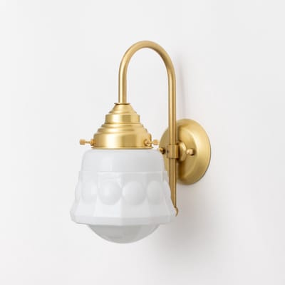 Wandlamp Weimar Meander Messing - Art Deco Trade
